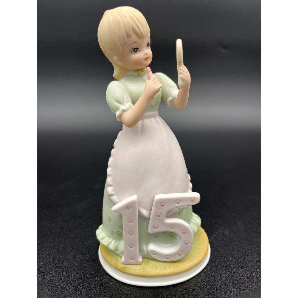 Lefton Birthday Figurine The Christopher Collection 15th Birthday Figurine